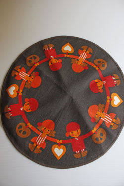 【クリスマス】北欧ヴィンテージ/テーブルセンター/ニッセ