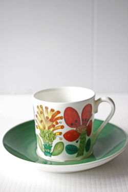 北欧ヴィンテージ/Gustavsberg/スティグ・リンドベリ/TAHITI/タヒチ/カップ＆ソーサー/SOLD OUT