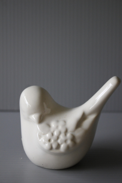 北欧ヴィンテージ/Rosa Ljung/オブジェ/小鳥/ホワイト/SOLD OUT