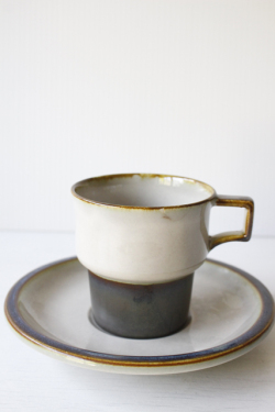 【訳アリ】北欧ヴィンテージ/Jens.H.Quistgaard/TEMA/コーヒーカップ＆ソーサー/E