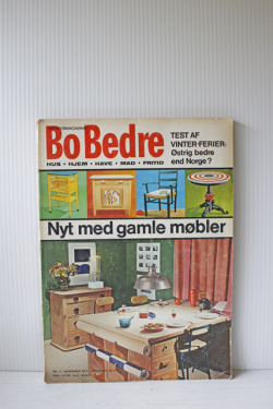 北欧ヴィンテージ/インテリア本/Bo Bedre/1970年11月/SOLD OUT