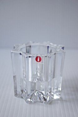 北欧ヴィンテージ/Ittala/Tahti/キャンドルホルダー/クリアカラー/SOLDOUT