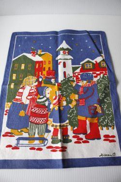 【クリスマス】北欧ヴィンテージ/クリスマスクロス/クリスマスツリーを選ぶ/SOLD OUT