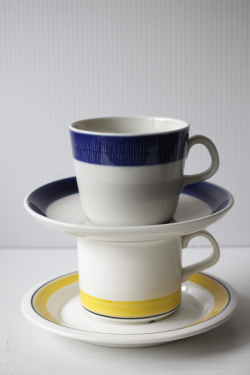 【訳アリ】北欧ヴィンテージ/おまかせカップ＆ソーサー2客セット/No.2/SOLD OUT