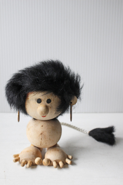 北欧ヴィンテージ/オブジェ/トロル/高さ13cm