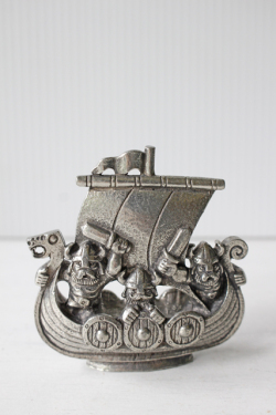 北欧ヴィンテージ/ノルウェー/ピューター/船に乗ったバイキング/SOLD OUT