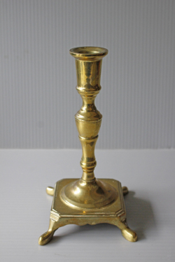 ブロカント/真鍮/ヴィンテージキャンドルホルダー/脚付き/No.1/SOLD OUT