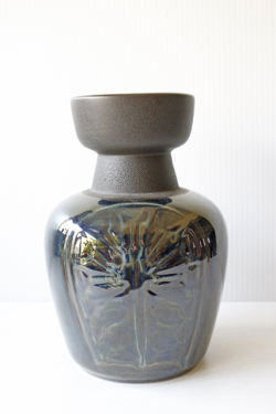 北欧ヴィンテージ/Soholm（スーホルム）/花瓶/ブラウン×ブルー/SOLD OUT
