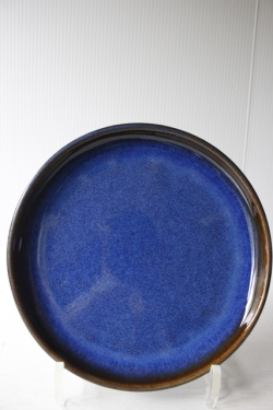 北欧ヴィンテージ/Soholm/ケーキプレート/ブルー×ブラウン/No.6/SOLD OUT