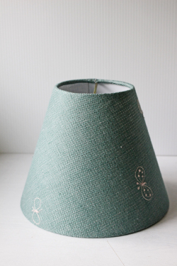 北欧照明/ランプシェード/ミナペルホネン/蝶々/ミントグリーン×ピンク（Φ20ｃｍ×16ｃｍ）/SOLD OUT