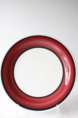 北欧ヴィンテージ/Rorstrand/CARMEN/デザートプレート/チェリーレッド/No.4