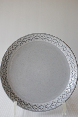 北欧ヴィンテージ/Jens.H.Quistgaard/Cordial/ケーキプレート/グレー/No.6
