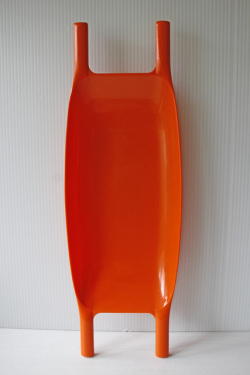 北欧ヴィンテージ/BROR EISENHAROT/プラスティックトレイ/オレンジ