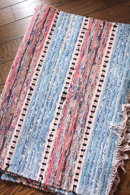 PetaPeta北欧雑貨ショップ＞＞北欧ヴィンテージ＞＞裂き織マット