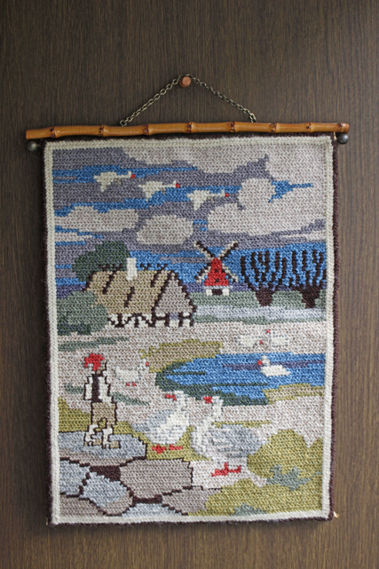 北欧ヴィンテージ刺繍壁掛け 北欧ヴィンテージ刺繍壁掛け 【公式通販】