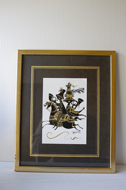 保証書付】 ビヨンヴィンブラッド額装絵画 絵画 - 絵画