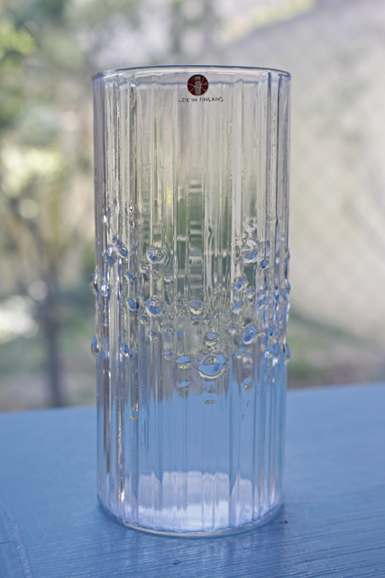 【最終価格】 イッタラ 北欧ヴィンテージ　ガラス　花瓶　Mesi 最終価格】iittala イッタラ 北欧ヴィンテージ ガラス 花瓶 Mesi