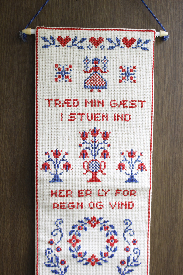 北欧ヴィンテージ刺繍壁掛け d9749c12b39954d9347c530af86893