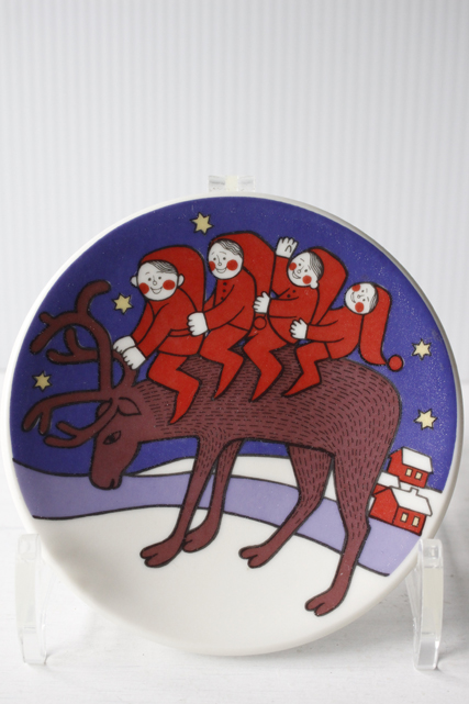 ARABIA グンヴァル・オリン・グランクヴィスト 1979年クリスマスプレート 