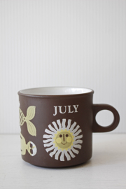 イギリスヴィンテージ/HORNSEA社/マグカップ/JULY/SOLD OUT
