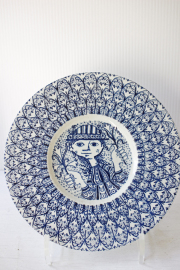 北欧アンティーク　飾り皿 絵皿