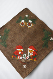 【クリスマス】北欧ヴィンテージ/ミニクロス/ニッセとプレゼント/SOLD OUT