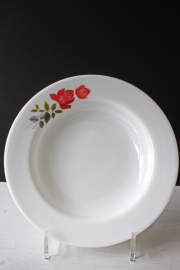 オールドパイレックス　ディナープレート ジューンローズ(イギリス製) イギリスのアンティークプレート、ミッドウィンターのAlpine