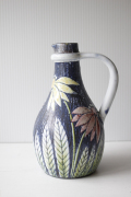 北欧ヴィンテージ/LAHOLM/持ち手付きベース/フラワーモチーフ/SOLD OUT