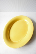北欧ヴィンテージ/Royal Copenhagen /オーバルプレート/Ursula/ウワスラ/イエロー（小）/SOLD OUT