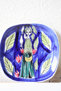 北欧ヴィンテージ/Stavangerflint（スタヴァンゲルフリント）/花かごを持つ女性/SOLD OUT
