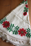 北欧刺繍/ヴィンテージハンドメイド/サークルクロス/SOLD OUT