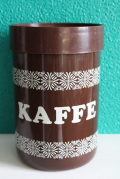 Erik　Kold（エリック・コルド）プラスティックキャニスター/ブラウン/KAFFE/SOLD OUT
