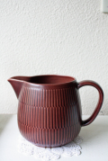 北欧ヴィンテージ/Royal Copenhagen（ロイヤルコペンハーゲン）Aluminia /Marselis/ピッチャー/ブラウン/SOLD OUT