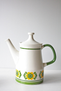 東欧ヴィンテージ/コーヒーポット/フラワーモチーフ/SOLD OUT