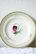 北欧ヴィンテージ/Royal Copenhagen（ロイヤルコペンハーゲン）Aluminia/ケーキプレート/レトロなお花/SOLD OUT