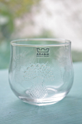 北欧ヴィンテージ/Nuutajarvi /ラウンドグラス/フラワーモチーフ/SOLD OUT