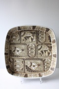 北欧ヴィンテージ/Royal Copenhagen/バッカ/角皿（27cm×27cm）/特大サイズ！/SOLD OUT