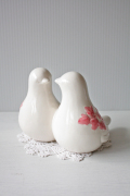 北欧ヴィンテージ/スウェーデン製/Rosa Ljung/2羽の小鳥のオブジェ/SOLD OUT