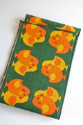北欧ヴィンテージテーブルランナー/ジュート素材/ひよこ/SOLD OUT