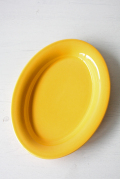 北欧ヴィンテージ/Royal Copenhagen /オーバルプレート/ウワスラ/レモンイエロー/SOLD OUT
