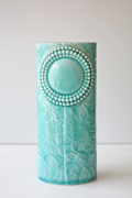 北欧デザイン/Finnsdottir/花瓶/Pipanella楕円（大）/ターコイズ/SOLD OUT