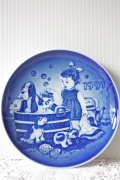 北欧ヴィンテージ/B&G/チルドレンズプレート/1997年/バスタイム/SOLD OUT