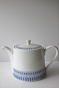 北欧ヴィンテージ/Lyngby Porcelain/ティーポット/タンジェント