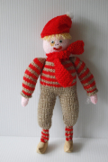【クリスマス】北欧ヴィンテージ/手編み/ニッセの男の子/SOLDOUT