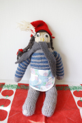 【クリスマス】北欧ヴィンテージ/手編み/ニッセ/おさげの女の子/SOLD OUT