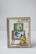 北欧ヴィンテージ/フォトフレーム(ガラスあり）/（12.5×9.5cm）/SOLD OUT