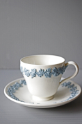 イギリスヴィンテージ/Wedgwood（ウェッジウッド）/Queen's Ware /デミタスカップ＆ソーサー/SOLD OUT
