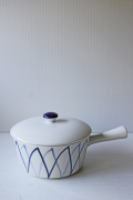 北欧ヴィンテージ/Lyngby Porcelain/片手鍋/Bla Flamme/SOLD　OUT