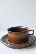 北欧ヴィンテージ/ARABIA/Ulla Procope/Ruska/カップ＆ソーサー/No.5