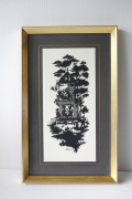 北欧ヴィンテージ/Bjorn Wiinblad（ヴョルン・ウィンブラッド）/額絵（影絵）/夏/SOLD OUT